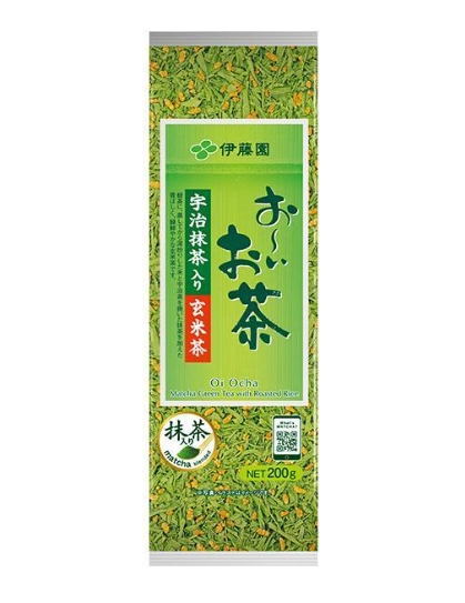 日本 伊藤園 宇治抹茶入玄米茶 200g