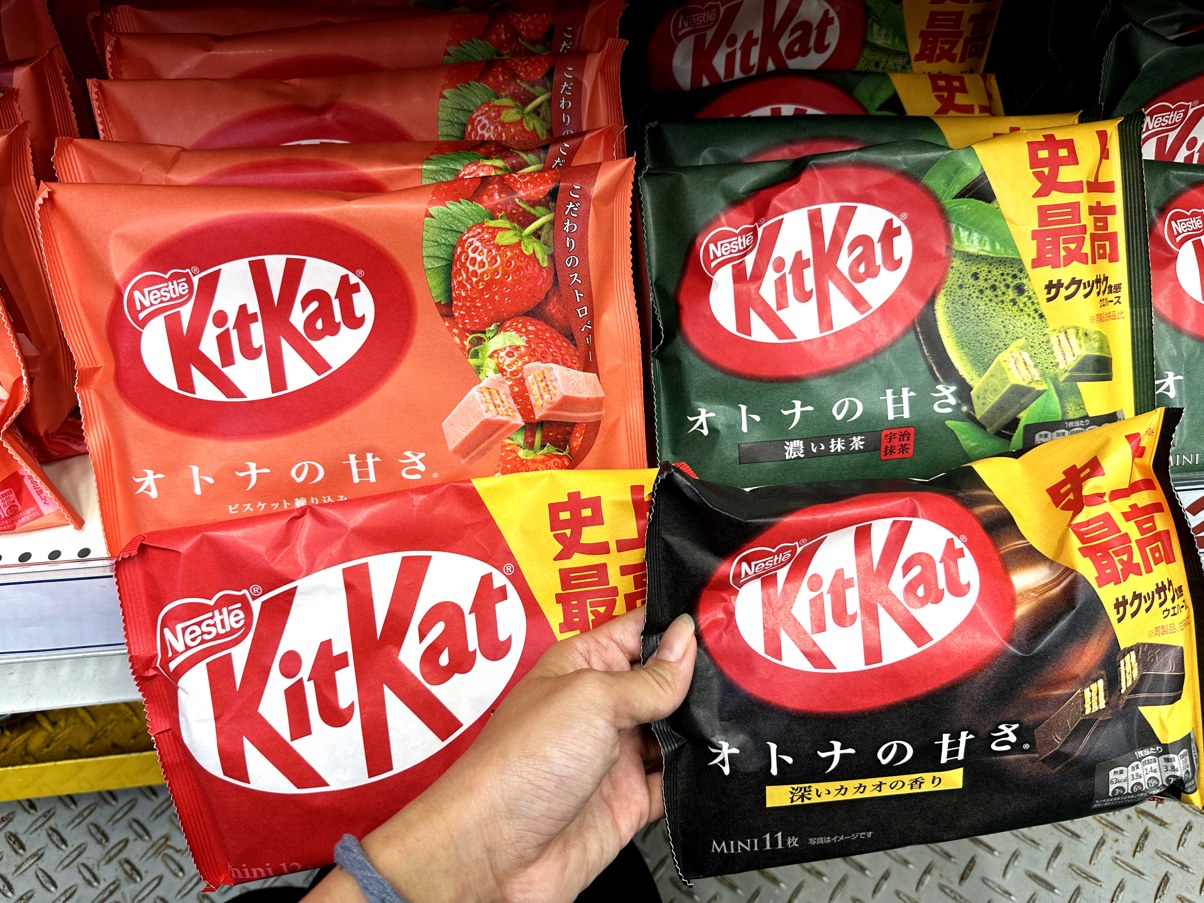 現貨-日本 Nestle雀巢 KITKAT威化可可餅乾 原味/草莓/抹茶/黑巧克力