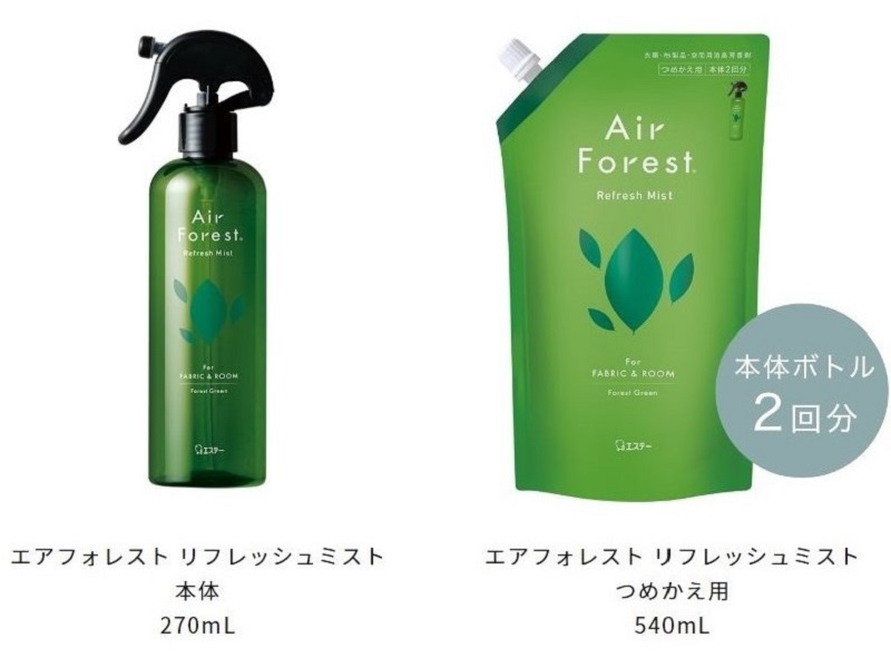 日本Air Forest 空氣森林空間清新噴霧270ml/補充包540ml