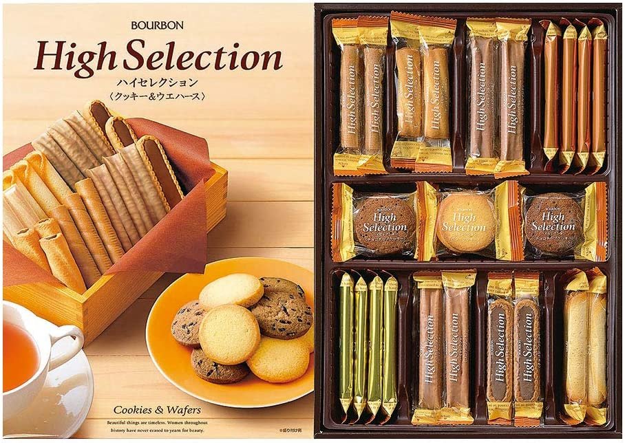 【限時福利】日本 BOURBON北日本 High Selection精選奶油餅乾禮盒 35袋入 (無附提袋) 禮盒 捲心酥 餅乾 巧克力威化餅 威化酥