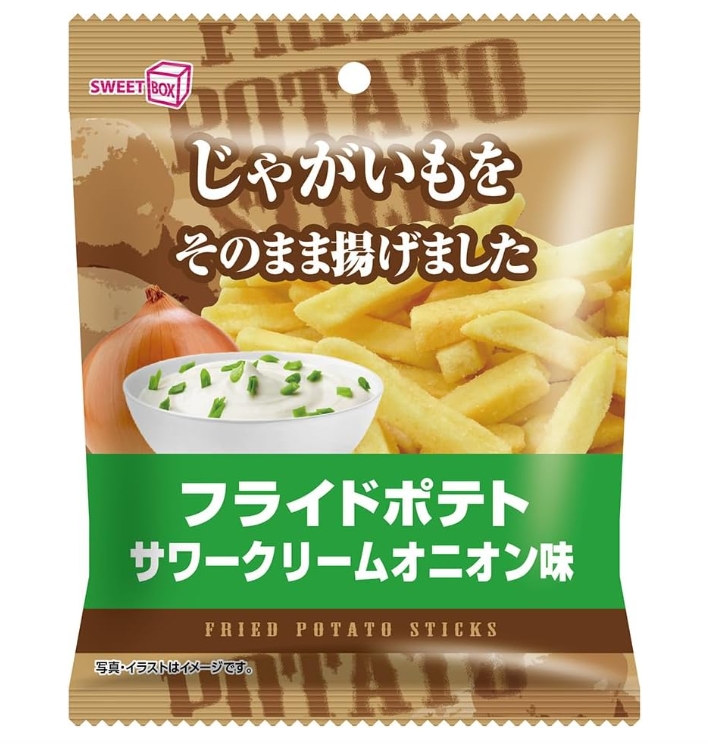 日本 SWEETBOX 薯條 酸奶洋蔥風味 42g 薯條三兄弟平價版